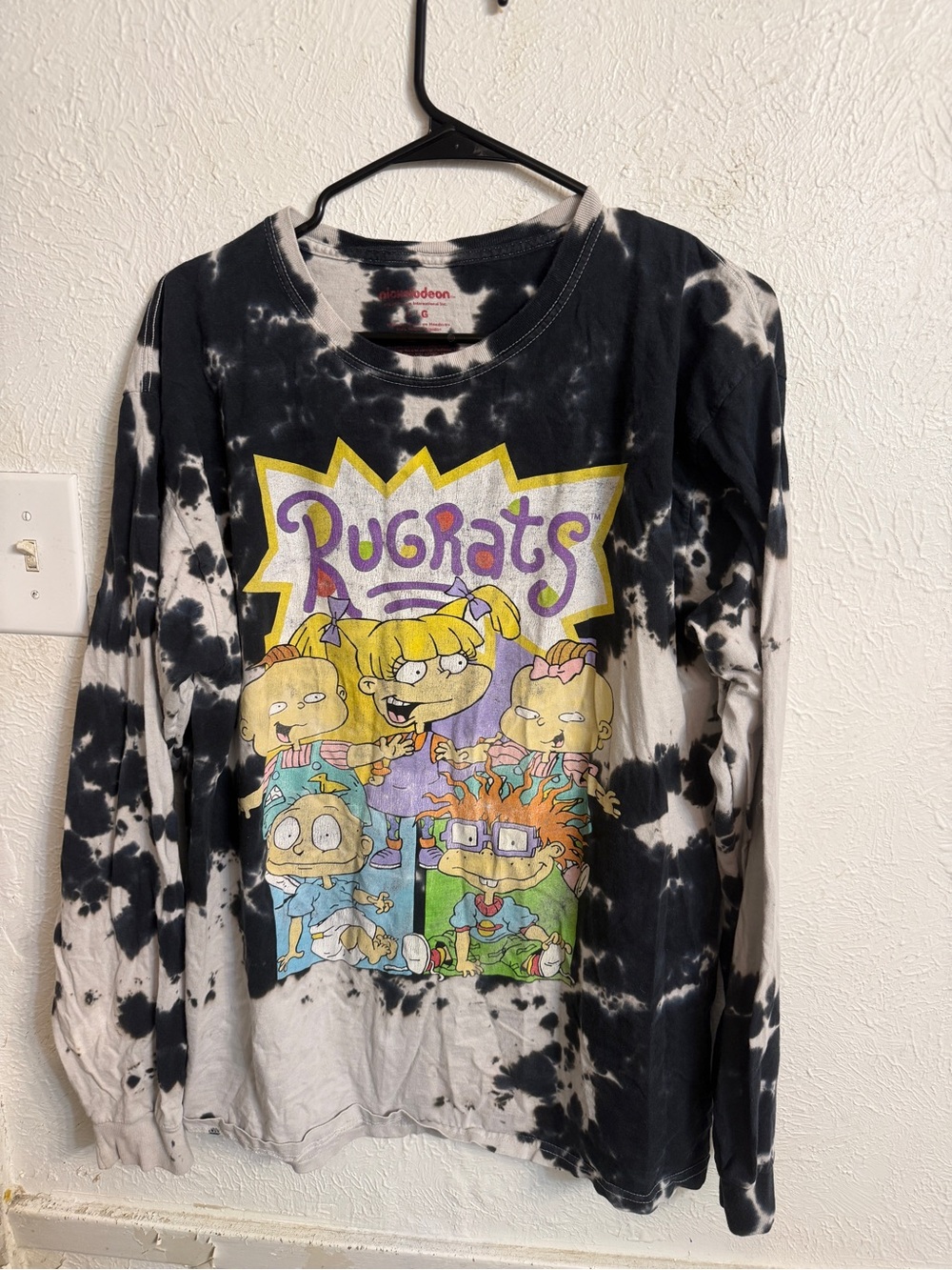 Nickelodeon Rugrats Tie Dye Long Sleeve Top